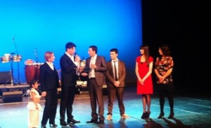 Momento della premiazione