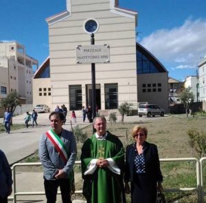 Inaugurata a Crotone piazza intitolata a vittime alluvione del 1996