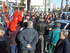 Legge Stabilità, protesta a Cosenza nord