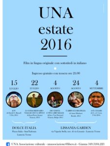 Manifesto UNA estate 2016